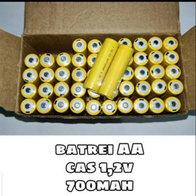 TERMURAH BATERAI CAS AA 1,2 V / BATERAI AA CHARGE