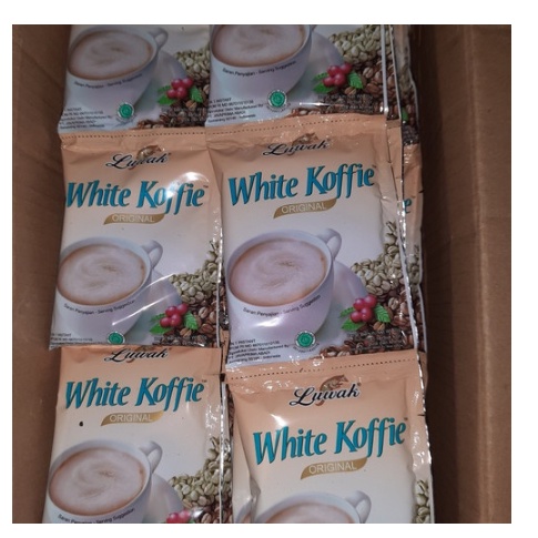 KOPI LUWAK / LUWAK WHITE KOFFIE 1 RENCENG ISI 10 PCS