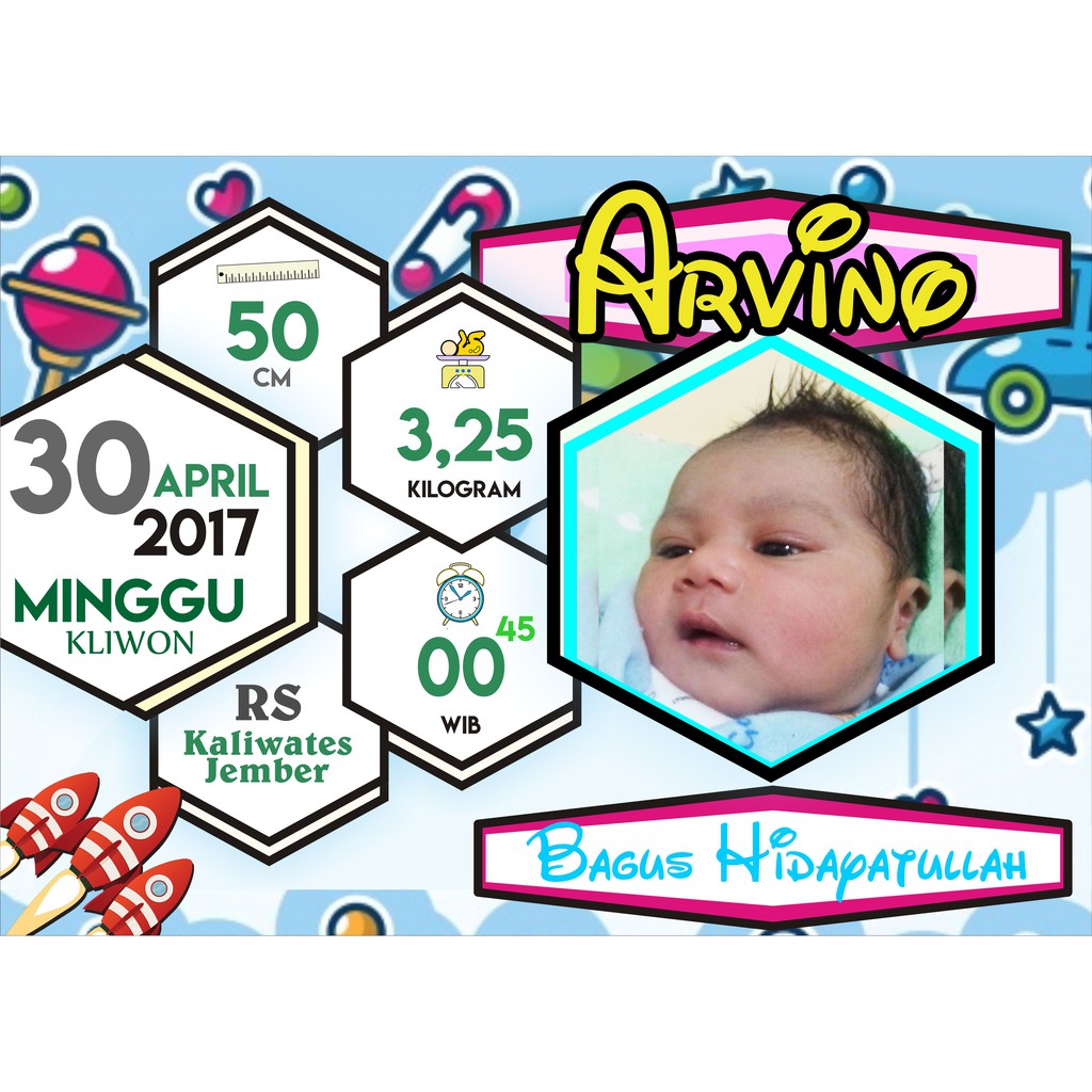Biodata Bayi Anak