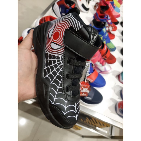 Precise X Spiderman Sepatu Sneaker Bolt Sekolah Anak Laki Laki Original
