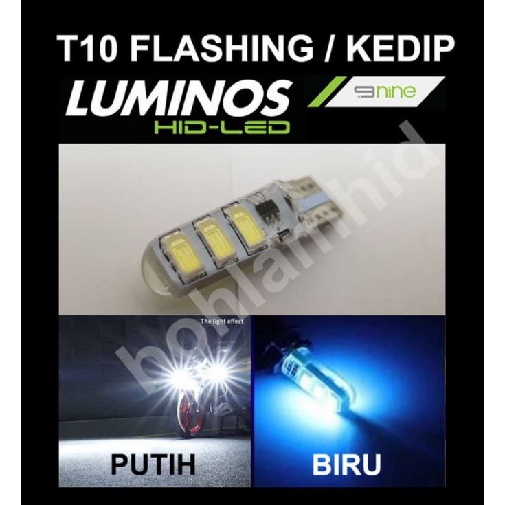 LAMPU SENJA T10 LUMINOS KEDIP STTOBO JELY