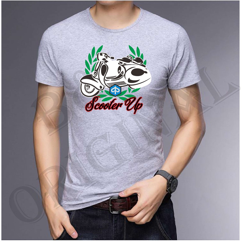 BS//TERLARIS//BAJU KAOS SCOOTER VP TANGAN PENDEK PRIA DAN WANITA//GOOD QUALITY