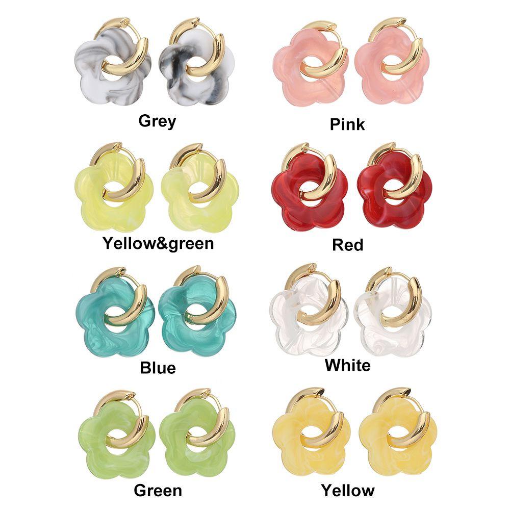 Anting Nanas Wanita Lucu Perhiasan Resin