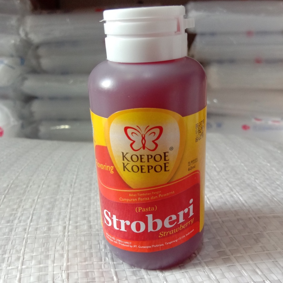 

Koepoe Koepoe Aroma Pasta Stroberi / Strawberry 60 ml Pasta Stroberi