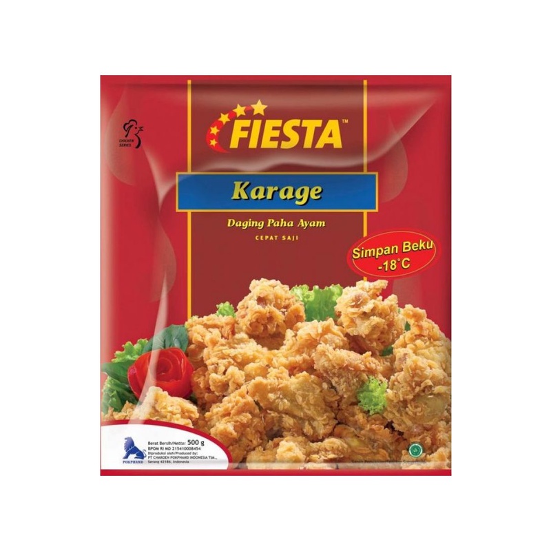 

fiesta karage 500gr | daging ayam olahan | nugget | frozen food