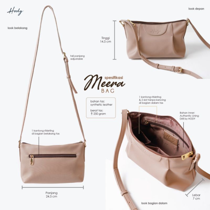 Ready stok HODY - Meera bag by Hody - Tas Selempang Wanita