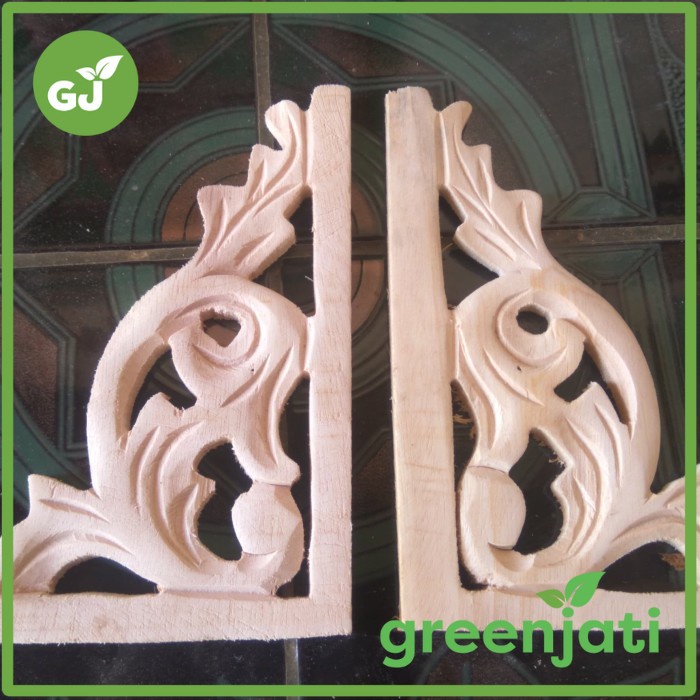 Ornamen ukir kayu jepara, ukir sudut
