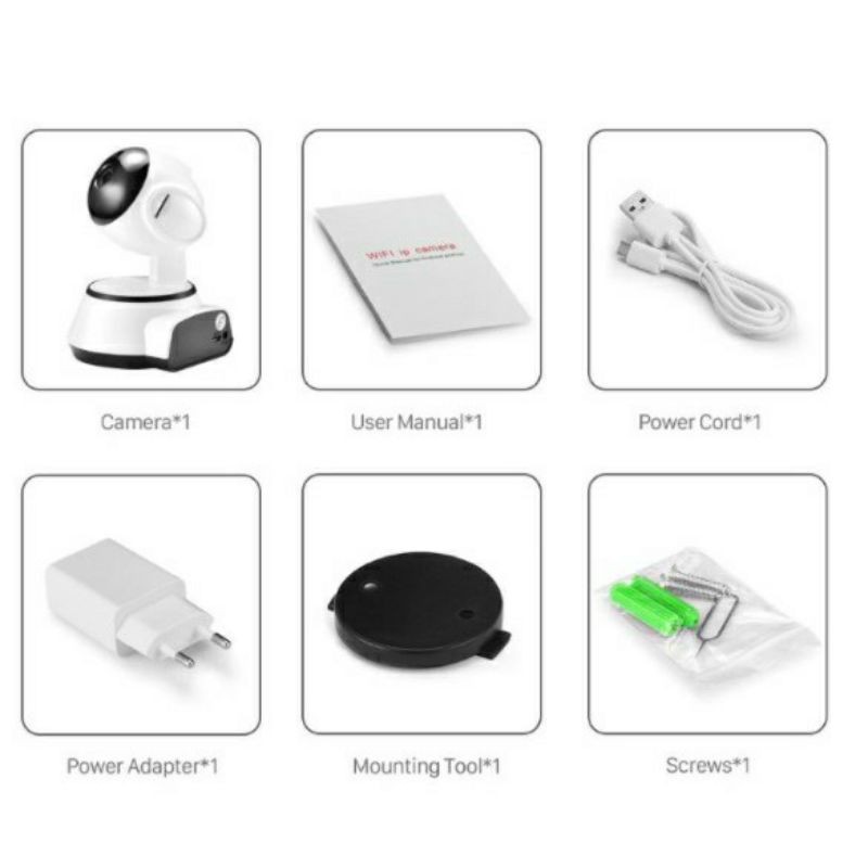 IP Camera CCTV Wireless 9100 Camera Mysunstore