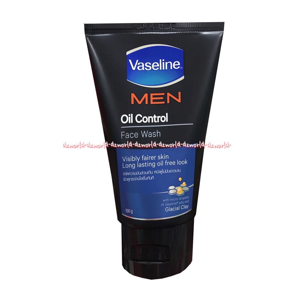 Vaseline Men Oil Control Face Wash 100gr Sabun Muka Pria Cowok Muka Berminyak Indonesia