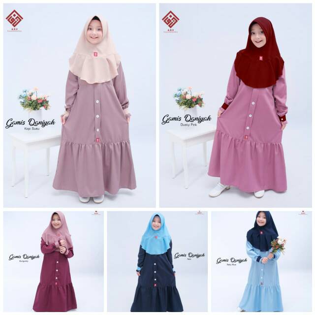 Gamis Daniyah Junior by ANV