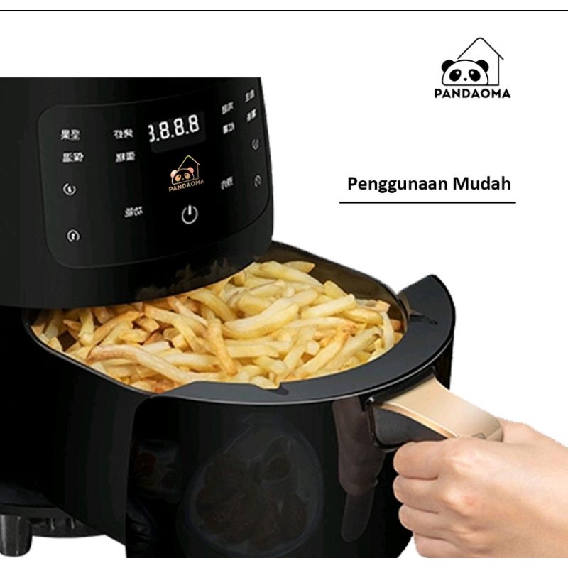 Air Fryer Mesin Penggoreng Tanpa Minyak 4,5L 1200 Watt - FRY-NOOIL - Pandaoma.id