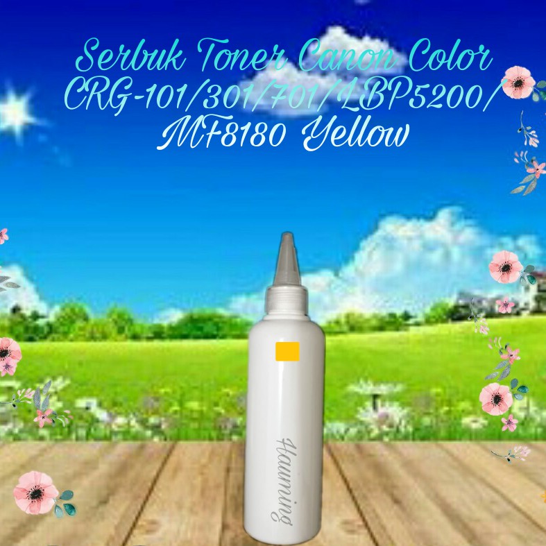 Serbuk Toner Canon CRG 101 301 701 LBP5200 LBP2140 MF8180 MF8180c LBP 5200 2410 Yellow