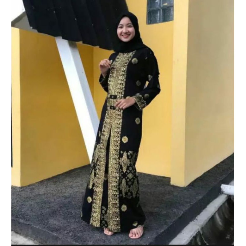Gamis Batik Songket Palembang