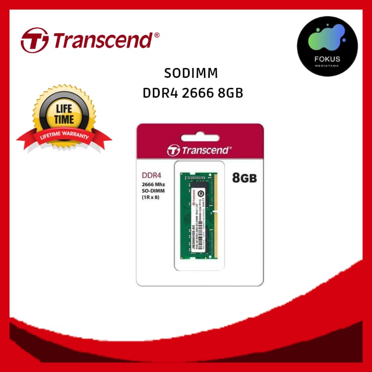 Transcend DDR4 2666MHz SO-DIMM JETRAM RAM LAPTOP 4GB / 8GB