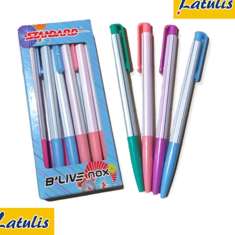 

Restok Gan //79z, Pulpen / Pena / Bolpen Standard B'Live Nox