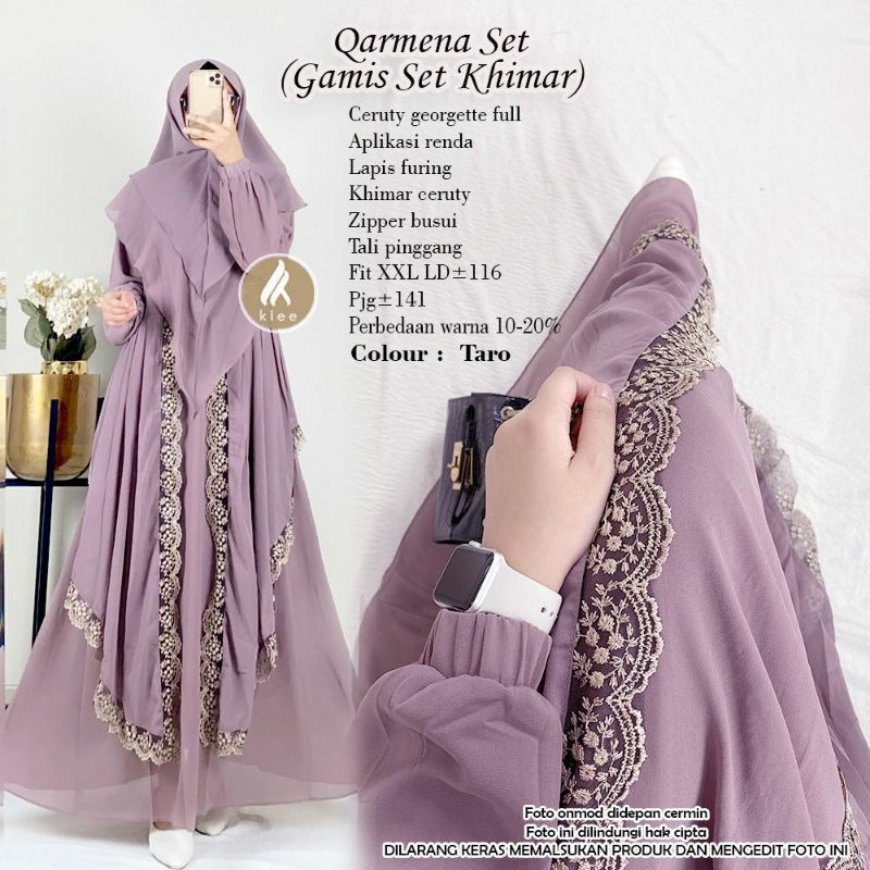 QARMEENA SET + RANIAH MAXY ori by RATU MULABES