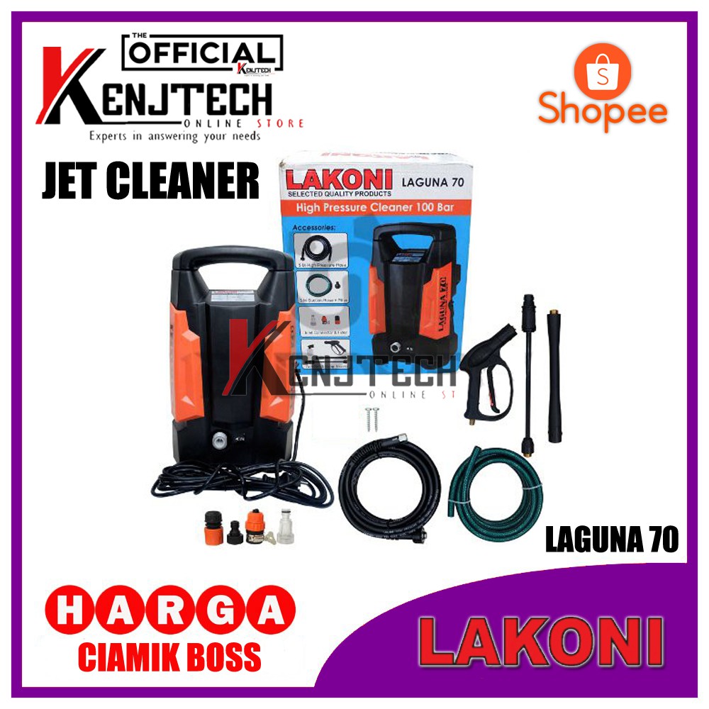 Jet Cleaner lakoni Laguna 70 alat cuci mobil/motor bergaransi resmi lakoni