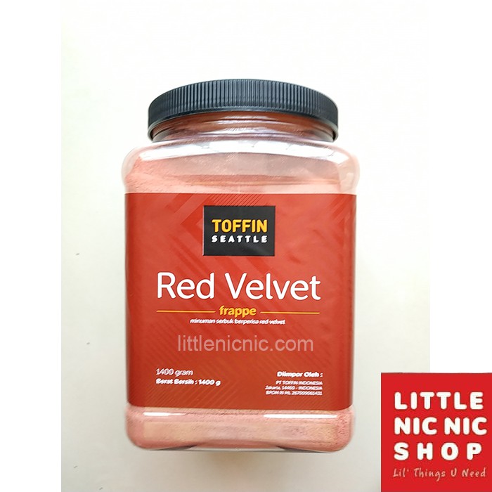 

Toffin Frappe Premium Red Velvet minuman serbuk 1400 gram