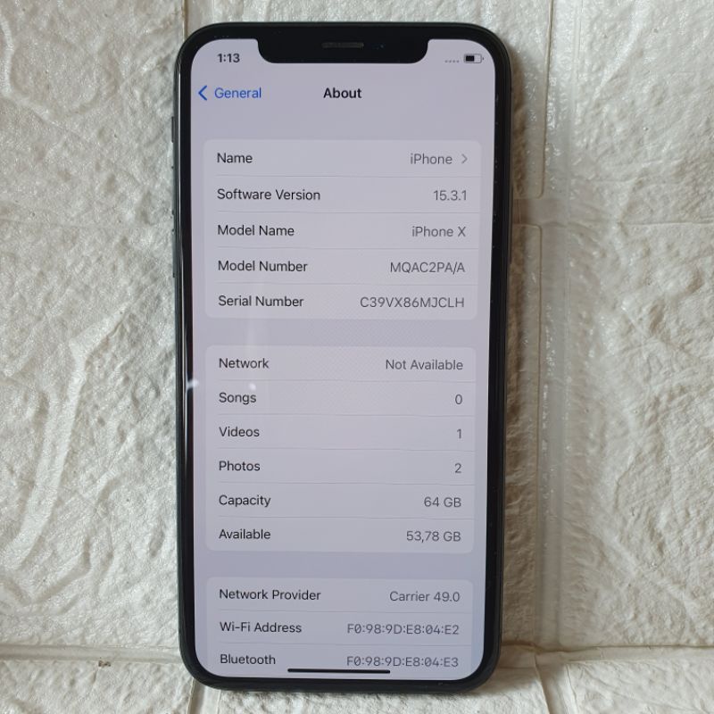 iphone x 64gb indo termurah