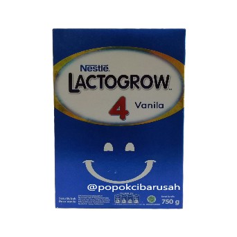 Lactogrow 4 Usia 3-6 Tahun 750GR /Madu/Vanilla/popokcibarusah