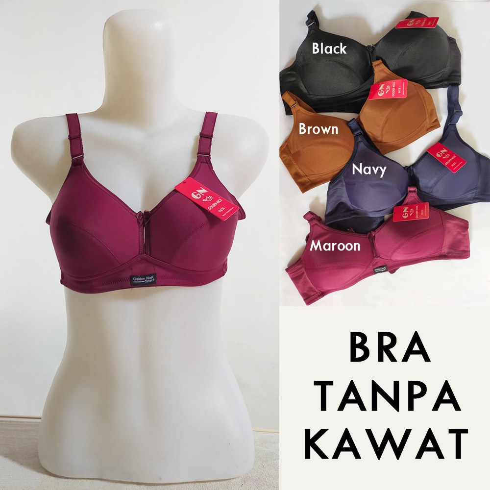 BIGCLO - (COD) Bra Tanpa Kawat Jumbo BH Busa Tipis