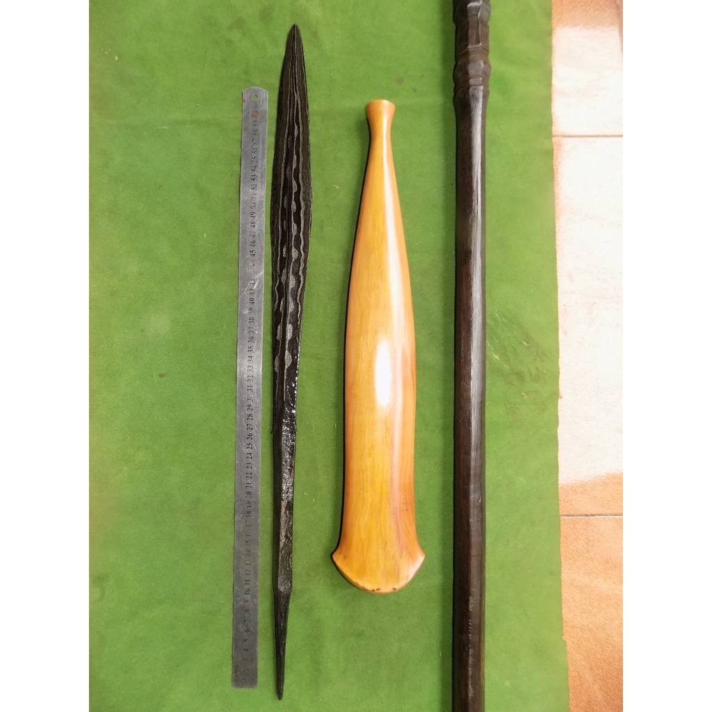 tumbak besar ron andong pamor wengkon udan emas renteng era kacirebonan tua