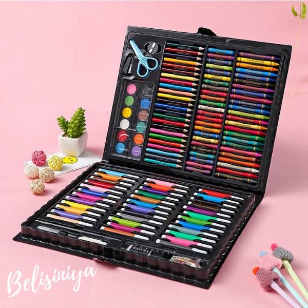 

Hari Ini Art Set Isi 150 Pcs Pensil Warna Set Anak Crayon Full Set Alat Lukis Trendi