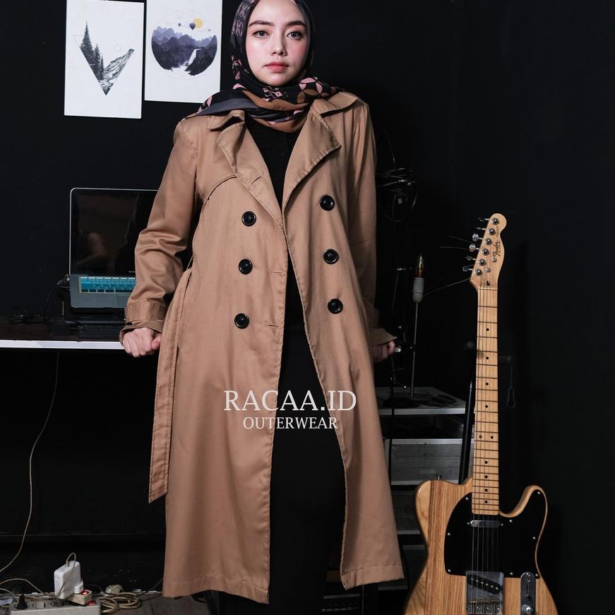 ✨IMPORT✨ ARUMI MOCCA LONG BLAZER - LONG OUTER -COAT WANITA - LONG CARDIGAN- OUTER WANITA PANJANG- BL