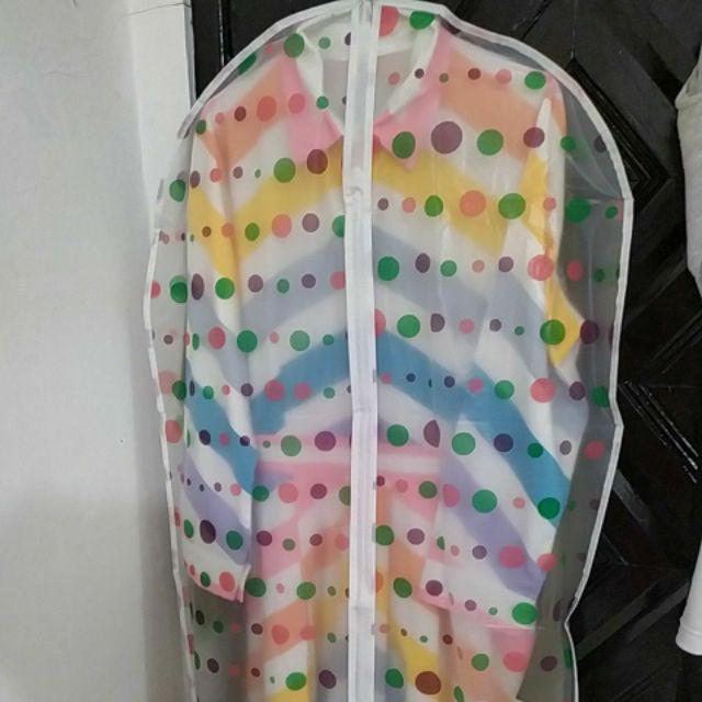 [ Mall Elora ] [size 60x130cm ] Cover Baju Cloth Cover Bahan Peva Cover Pakaian Large