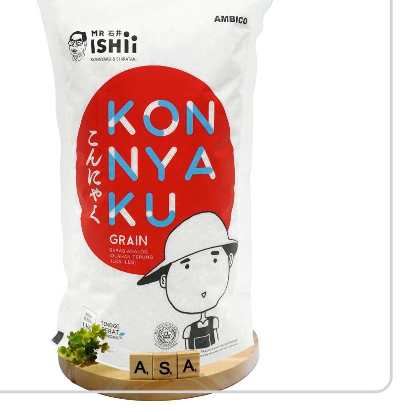 

New Product!! LR056 Shirataki Konnyaku Rice - Beras Shirataki 1kg