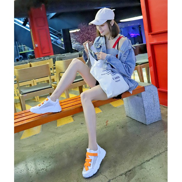 Sepatu Sneakers Import TW07-21  Olahraga Kasual Outdoor Fashion Running Shoes Sneakers Wanita[FREE BOX]