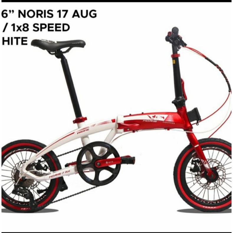 Sepeda lipat 16 Inch Pacific Noris 17 Agustus