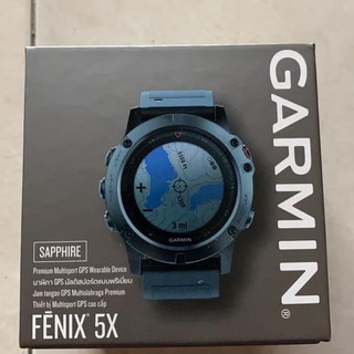 Jam Tangan GARMIN SmartWatch Fenix 5X Sapphire Slate Gray