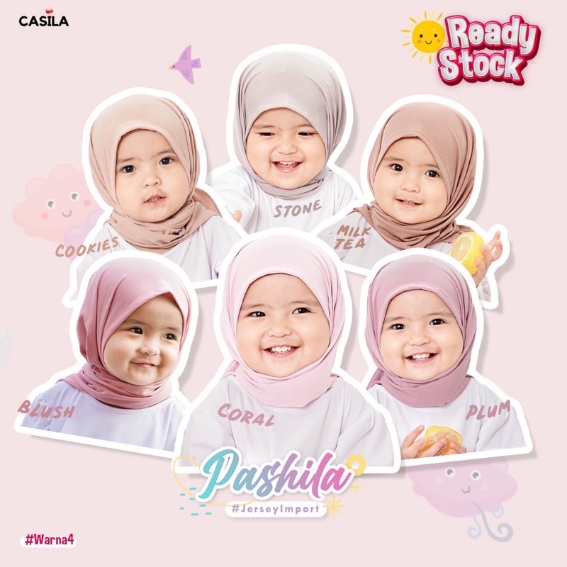 [0-1 TAHUN] HIJAB ANAK PASHMINA INSTAN BY CASILA | HIJAB ANAK BAYI | JILBAB ANAK JILBAB BAYI | HIJAB