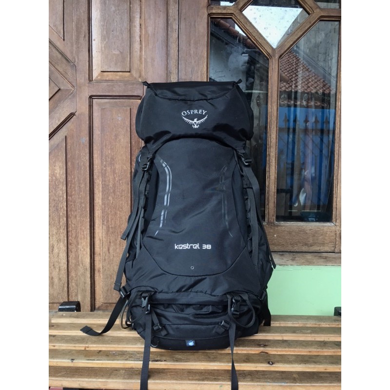 Tas Carrier Osprey Kestrel 38 L Black hitam Original