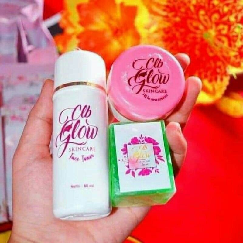 Paket Glowing / CLB Glow Skincare Free Masker Komedo Siska Chic