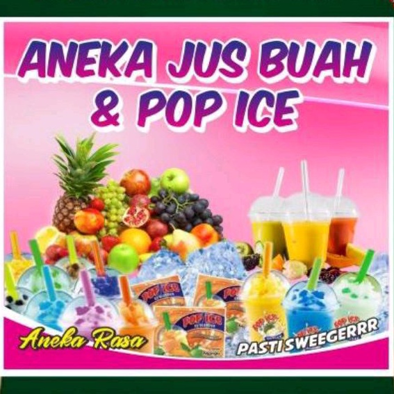 Jual Spanduk Aneka Jus Buah Banner Es Buah 130x100 Shopee Indonesia