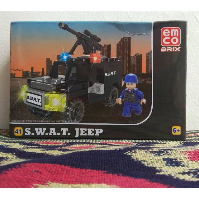 Bricks SWAT Jeep by EMCO Brix