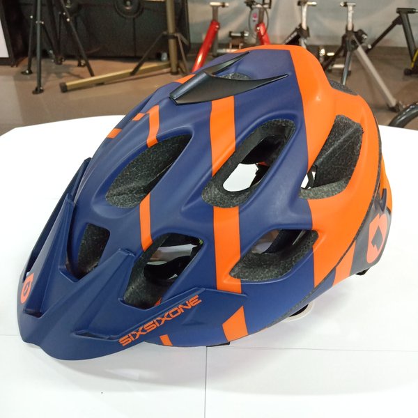 SALE Helmet MTB Helm Sepeda 661 SixSixOne Six Six One Recon Navy Orange Biru Oren