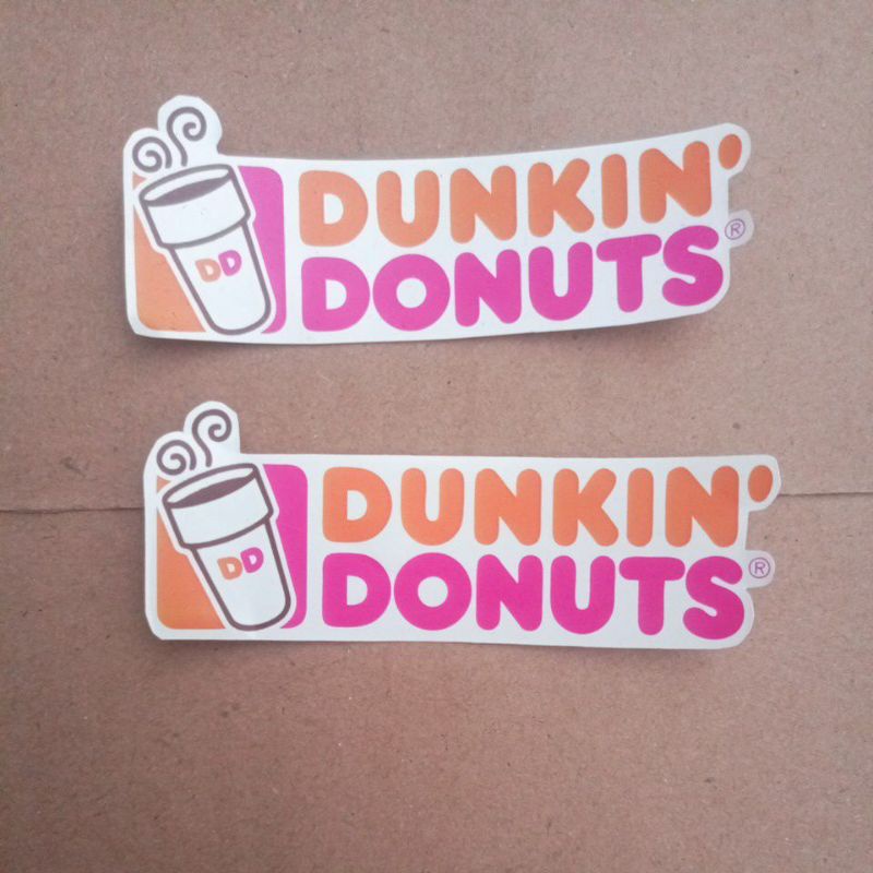 

STIKER VINYL VINIL DUNKIN DONUTS DANKIN DONAT ANTI AIR HYPEBEAST