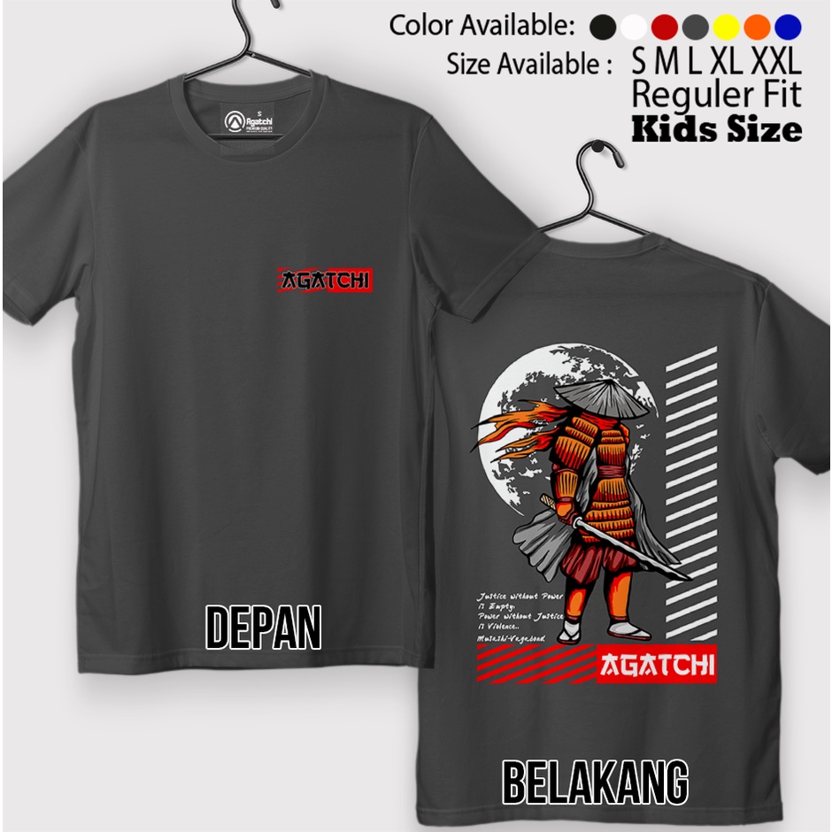 Musashi Samurai , Baju Anak / Kaos Distro Anak / Kaos Atasan Anak Laki laki / Kids T Shirt