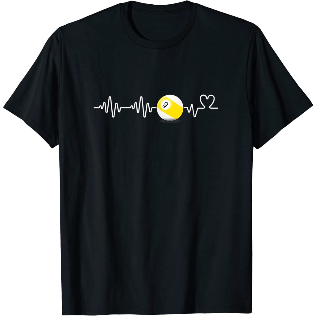 Baju Kaos Dewasa Billiard Nine Ball Funny 9-Ball Playe.j Pakaian Atasan Fashion Pria Wanita Cowok La