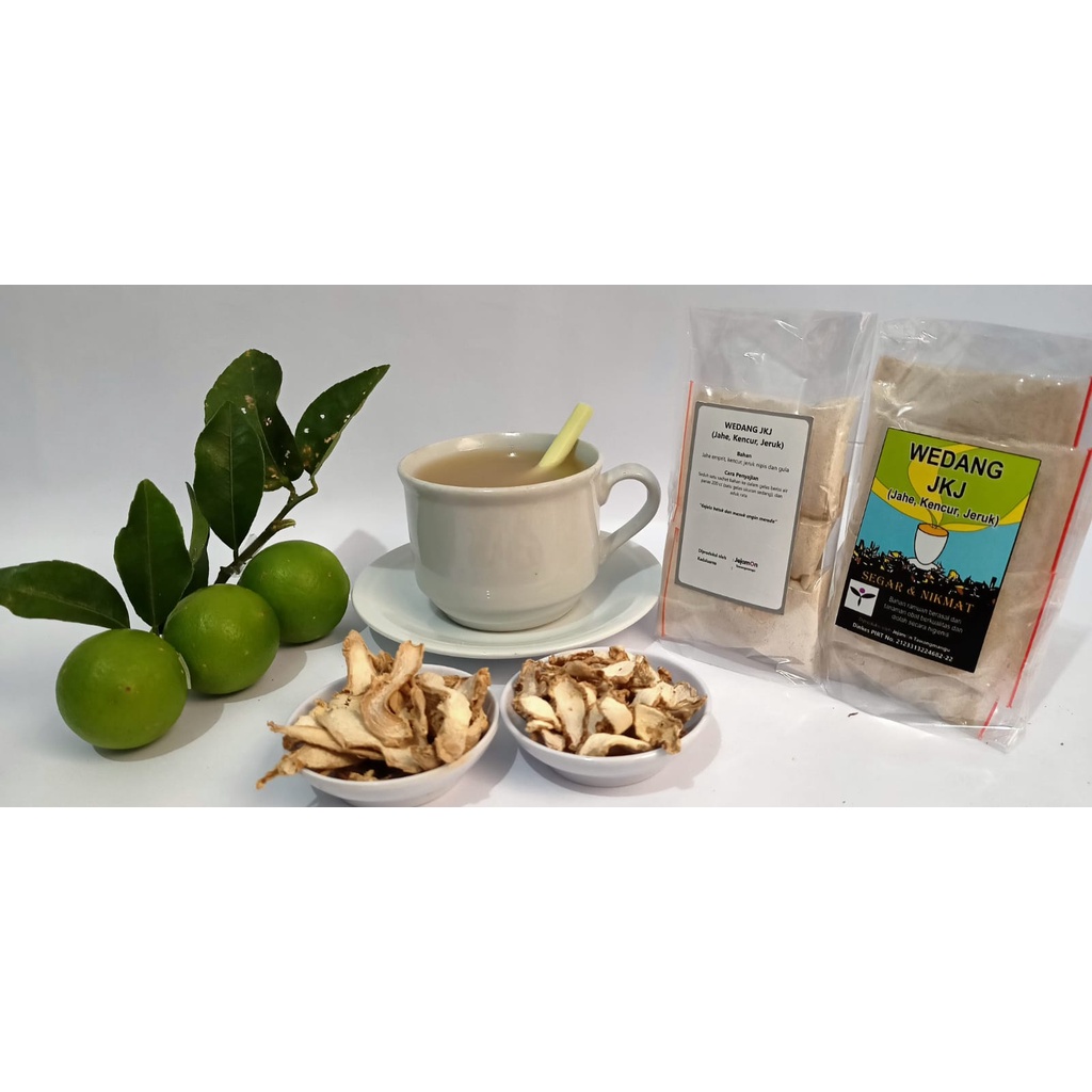 

Wedang Jahe Kencur Jeruk JKJ Instan isi 5 sachet mengatasi gejala flu pilek batuk masuk angin mengurangi rasa nyeri menyegarkan badan memulihkan energi karena Lelah Lesu letih secara alami dan aman untuk tubuh detoks detox
