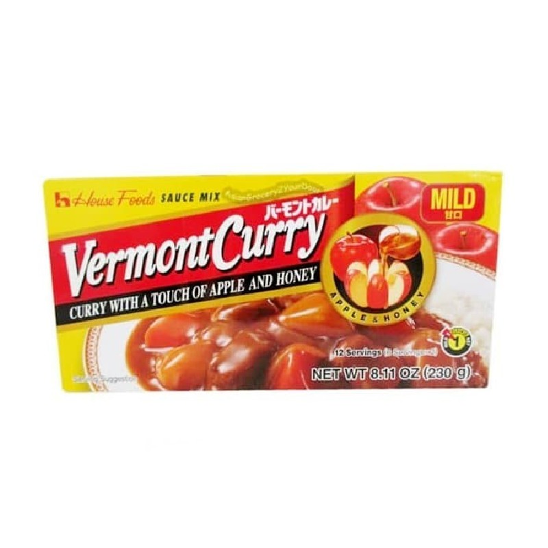 Bumbu Kari House Foods Vermont Curry Mild 230 Gram