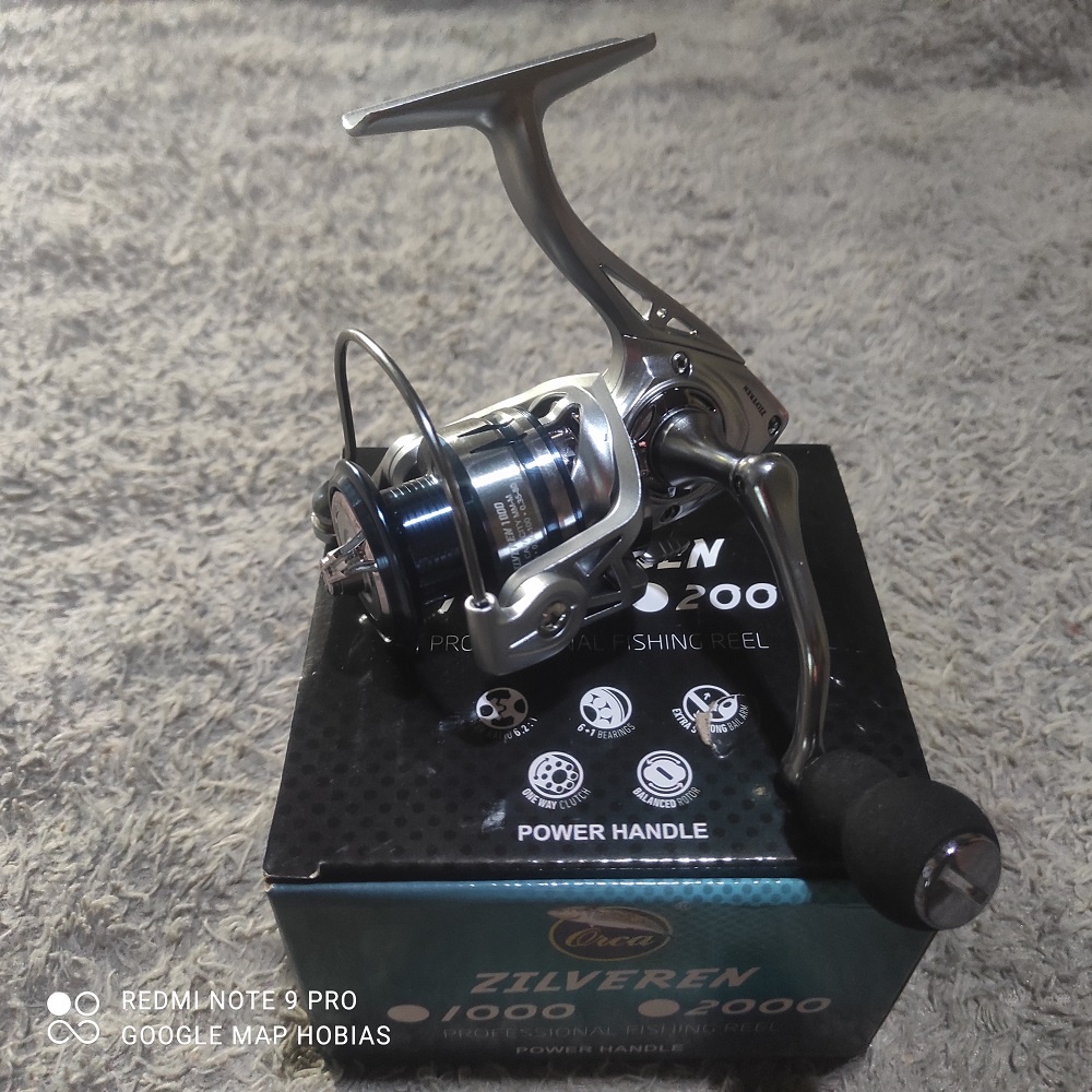 Reel Spinning Orca Zilveren 1000. 2000. 3000. 4000. 5000. 6000