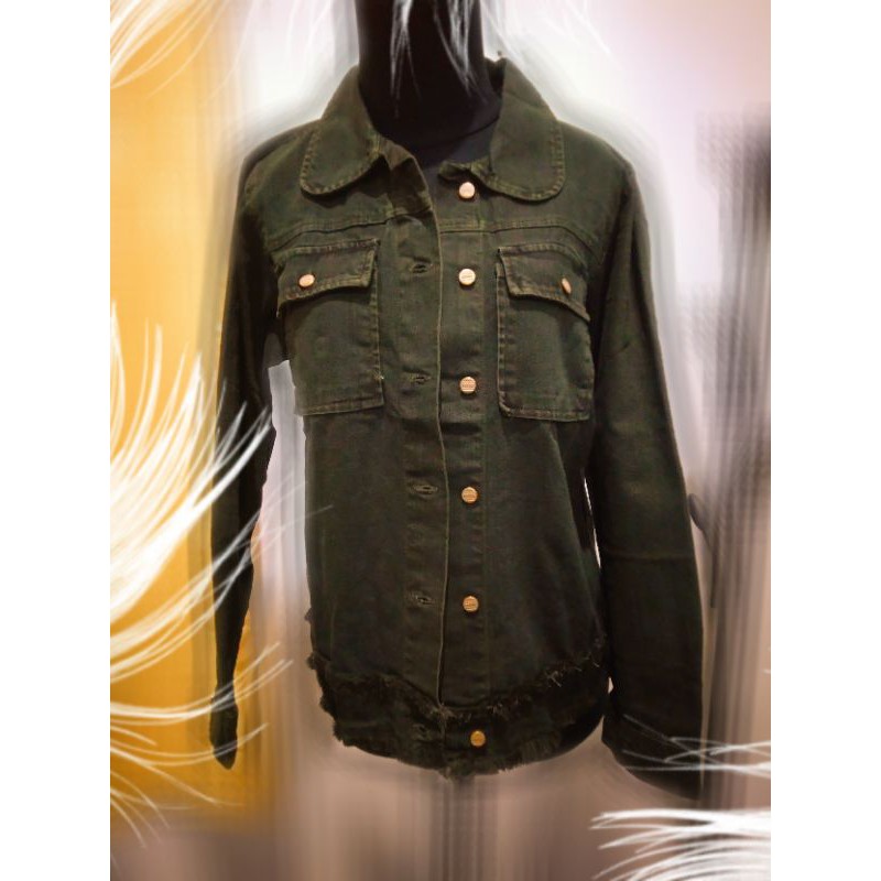 H&M JAKET JEANS CEWEK