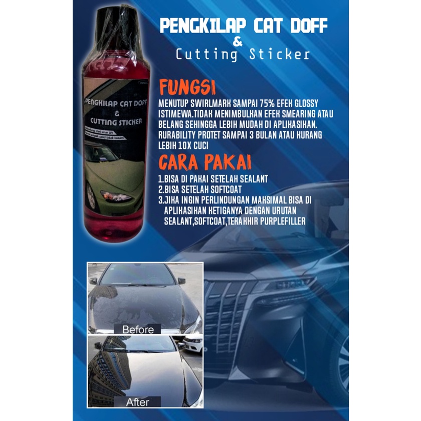 

PENGKILAP BODY MOBIL / MOTOR DOFF DAN CUTTING STICKER