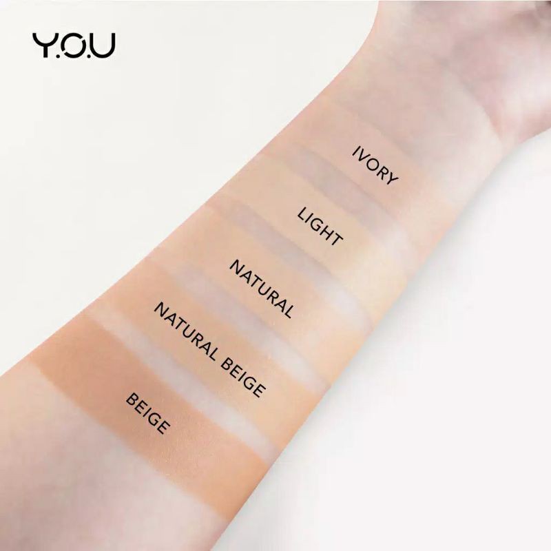 YOU The Gold One Extra Full Coverage Liquid Foundation 20ml (Flawless Matte Finish)