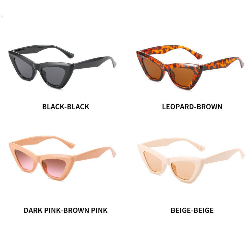 Mxbeauty Kacamata Segitiga Mata Kucing Belanja Retro Vision Care Travel Streetwear UV400 Wanita Eyewear