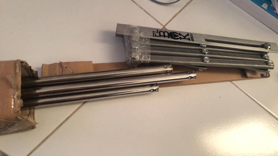 Jemuran Dinding Stainless Anti Karat Lipat Gantung Single 1,5m 150cm